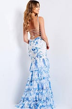 backless floral dress 46873