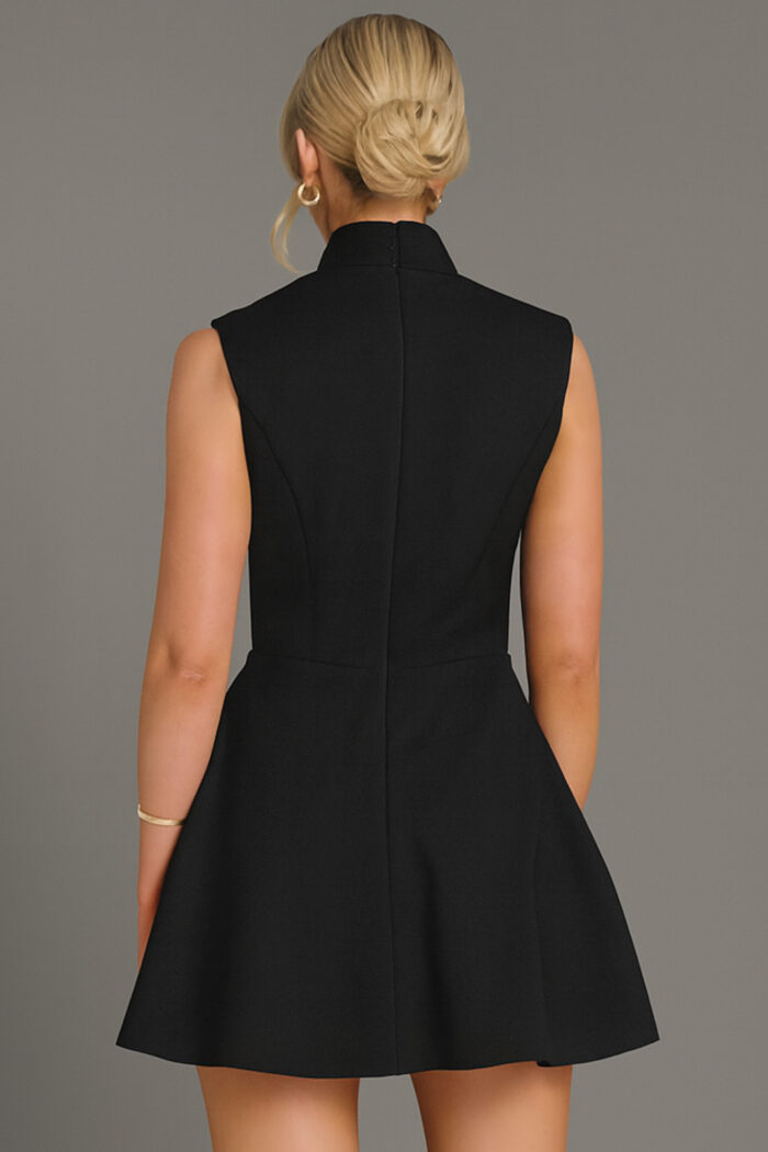 fit and flare sleeveless dress 46901