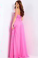 Strapless Flowing Chiffon Prom Dress 47041 - Image 2