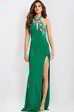 beaded green dress 47143