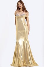 mermaid embellished prom dress 47062