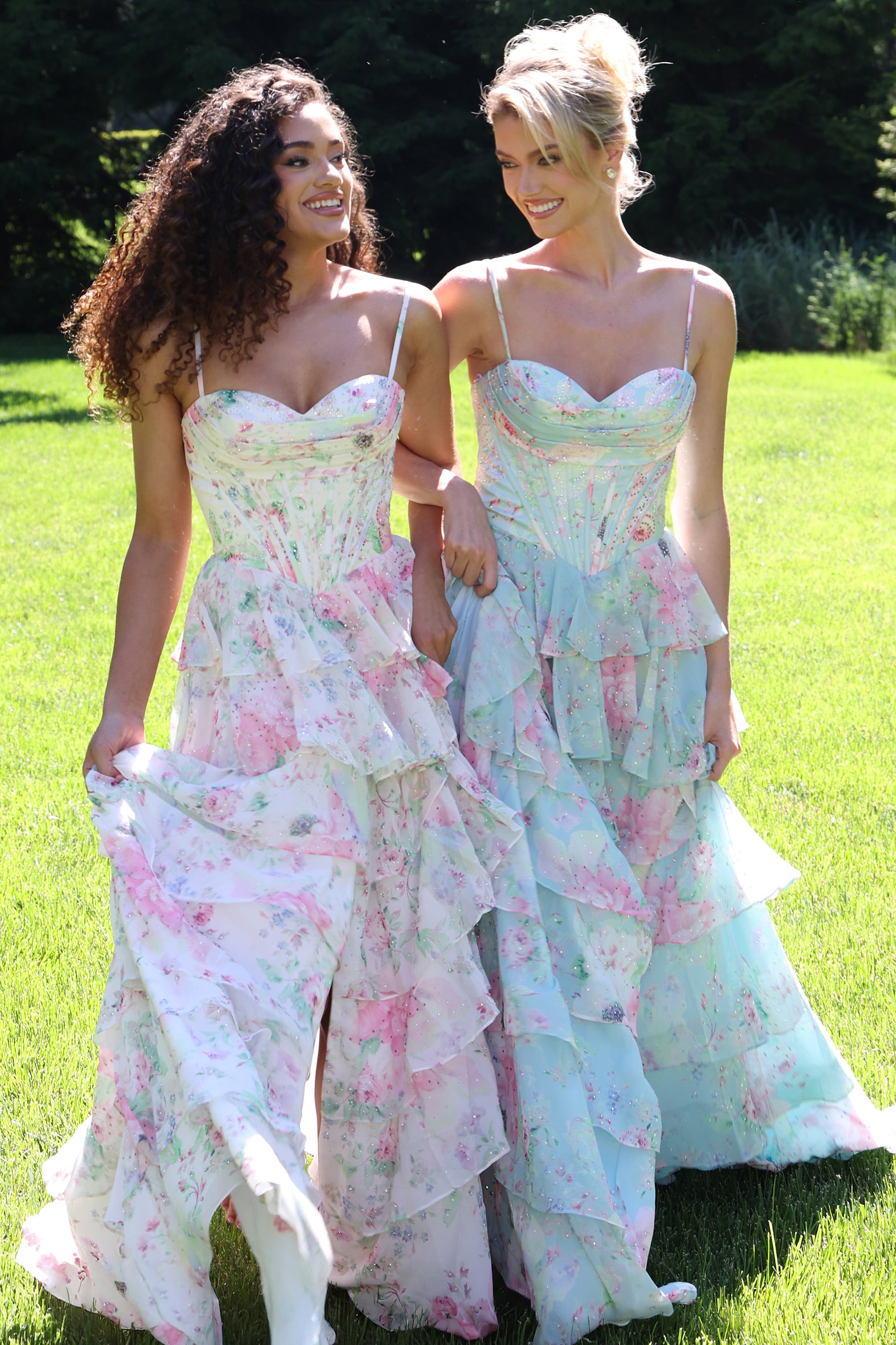 floral corset summer dress Floral Corset Dress Vintage Fairytale Aesthetic for Summer Outfits Pink White / XS