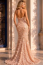 Rose Petal Couture Dress