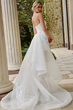 white fitted embellished dress 47437