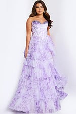 purple corset dress 47440