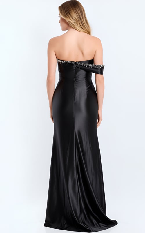 back of off the shoulder dress 47607