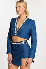embellished bodice two piece blazer 47609