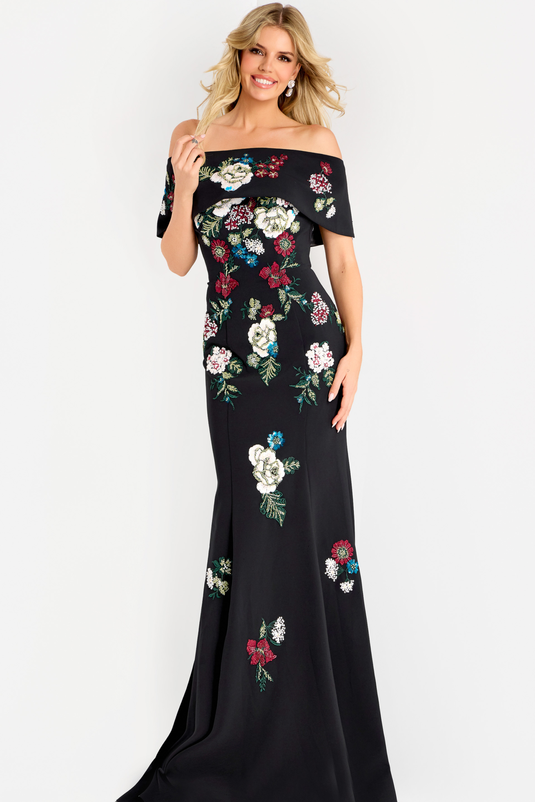 chambray off shoulder dress Chambray Off Shoulder Midi Dress