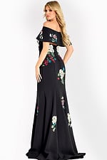 off the shoulder mermaid floral dress 47636