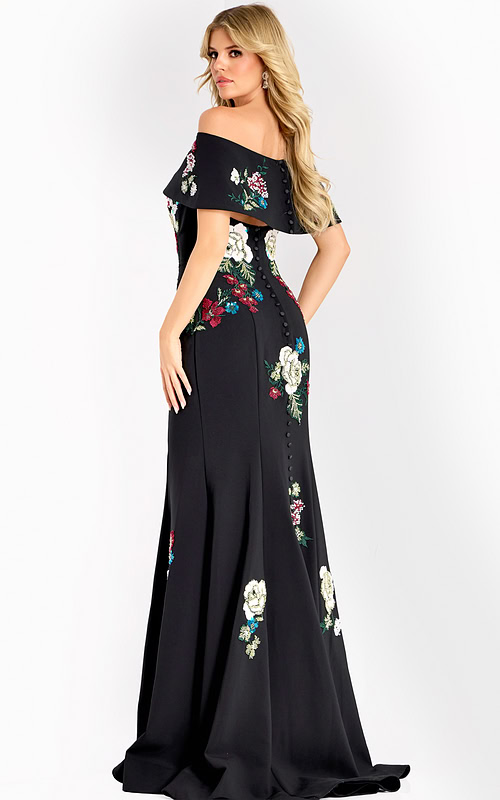 off the shoulder mermaid floral dress 47636