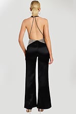 backless embellished jumpsuit 47720
