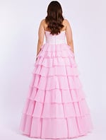 Strapless Pink Ball Gown 47762