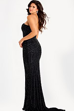 black strapless dress 47765