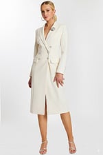 ivory blazer with front buttons 47886