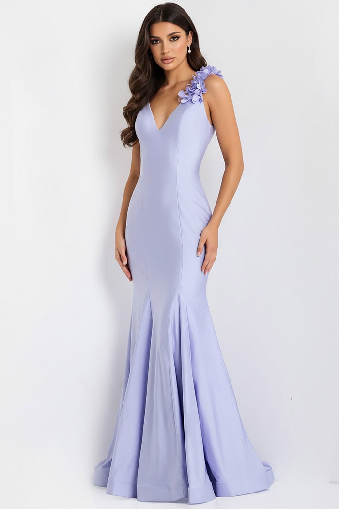 purple mermaid dress 48120