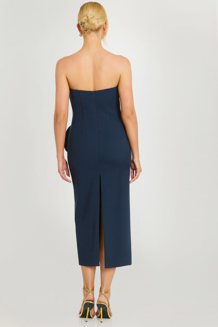 navy fitted dress 48208