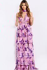 floral layered dress 48234