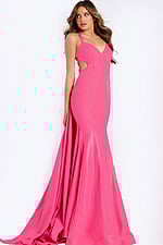 cut out v neck dress 48291