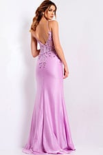 backless satin dress 48315