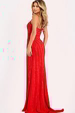 Sweetheart neckline fitted prom gown