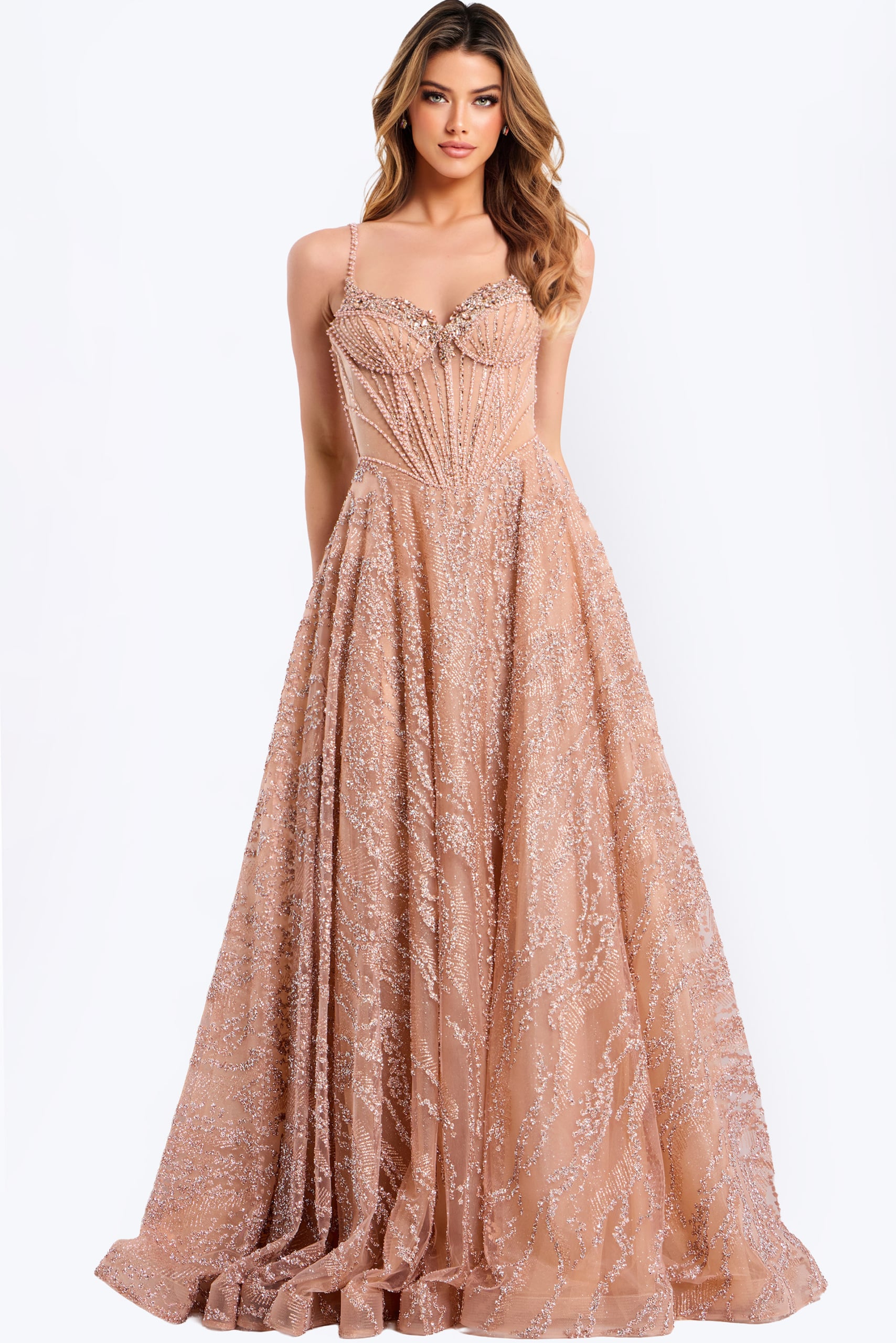 Nude Prom Dresses 2026 - Blush & Champagne Tones | Jovani