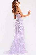 corset lilac dress 48375