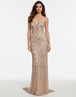 embellished prom dress 48389