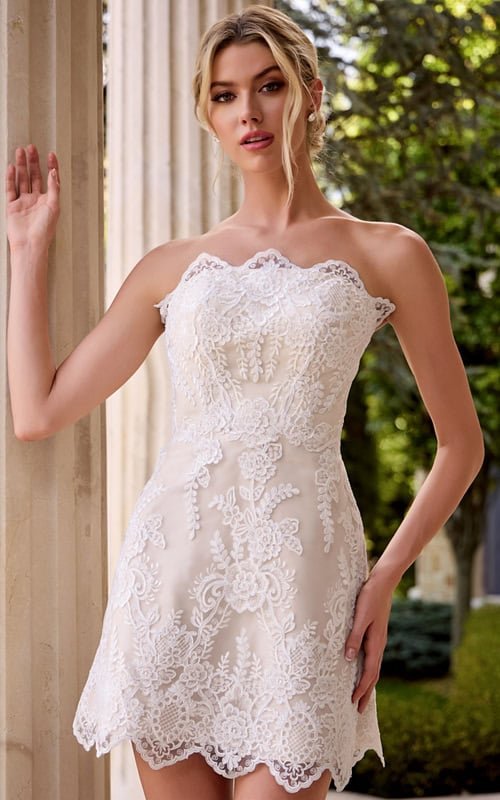 white strapless dress 48451