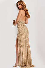 backless beaded dress 48531
