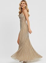 Sparkling Beaded Cutout Gown 48548 - Image 12