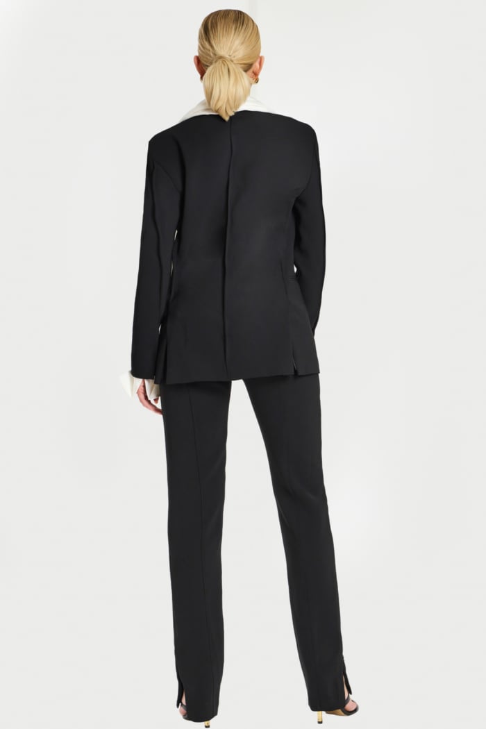 back view of long sleeve jumpsuit 48680