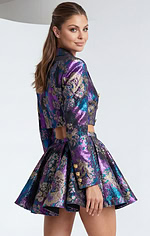 two piece contemporary jacket and skirt 48723