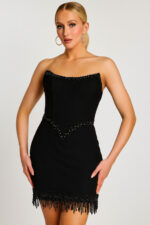 black fitted dress 48787