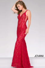 red lace dress 48994