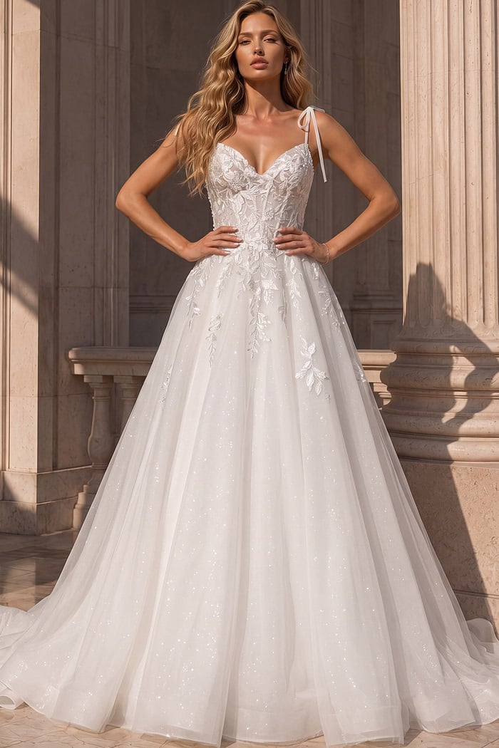 corset bodice white ball gown 49092