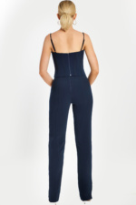 navy corset bodice jumpsuit 49139