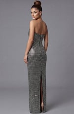 fully emebllished fitted dress 49162