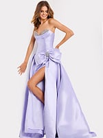 Sweetheart neckline dress with crystal accents 49196