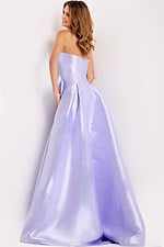 back of lilac a line dress 49196
