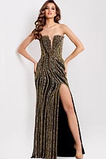 black beaded dress 49290