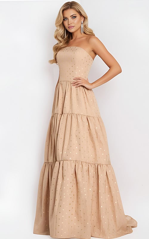 strapless beaded dress 49341