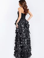 Strapless Corset Gown with 3D Petal Skirt 49384 - Image 9