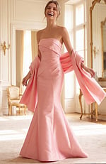 elegant bodycon evening gown with shimmering sequins and sleek design