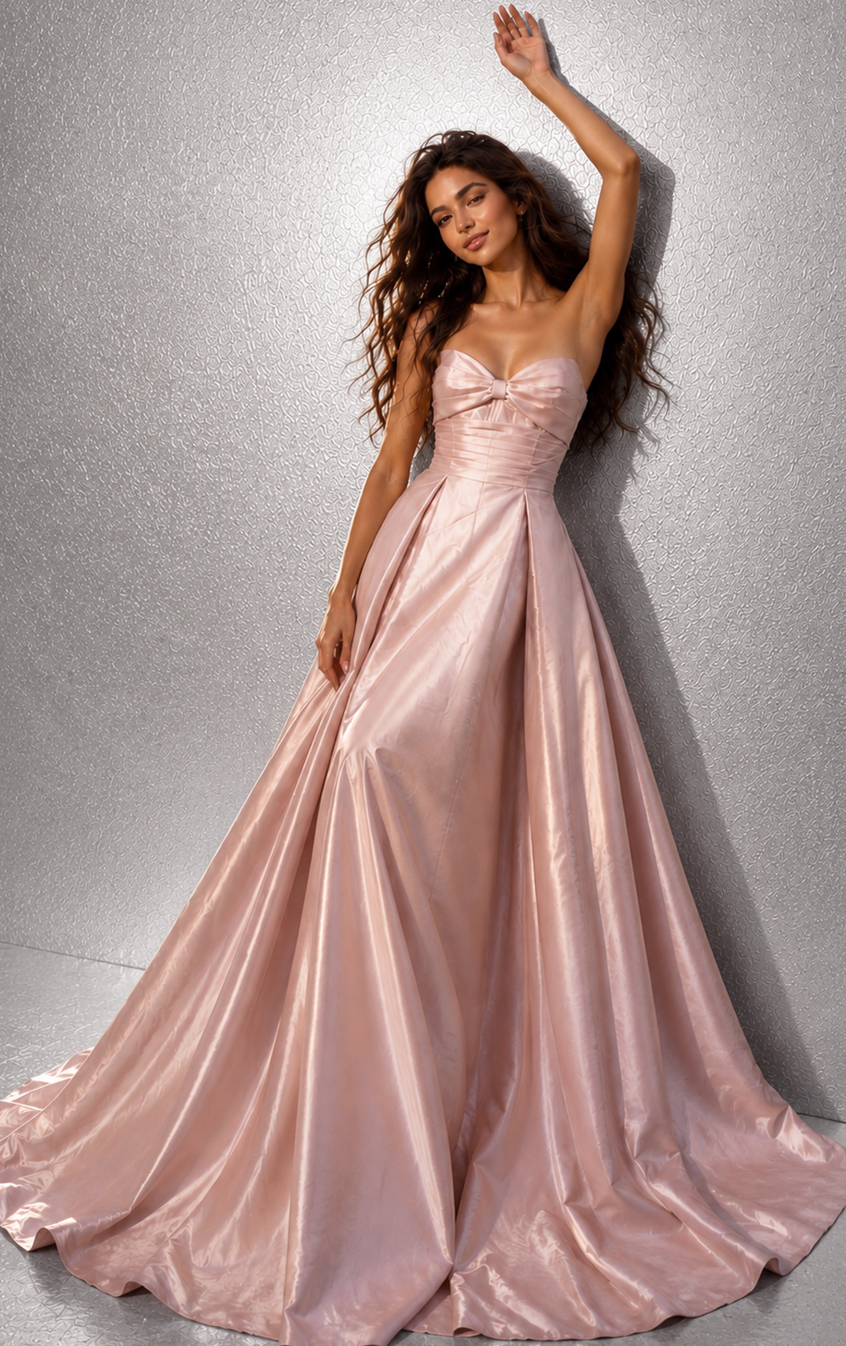 sachin and babi light blue dress Light Pink Chiffon Long Sleeve Maxi Dress – PinkBlush main image 0