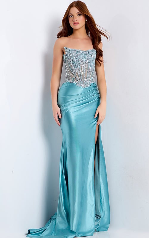 corset bodice embellised dress 49721