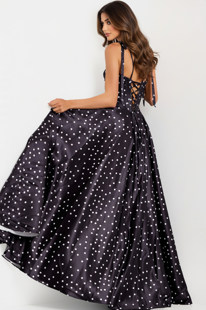 herlipto Polka Dot Open Back Dress 新 発売