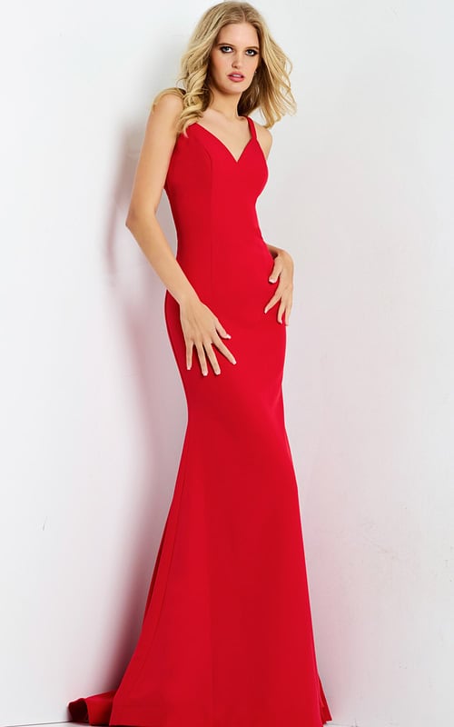 Mermaid Gown with Strappy Back 49861