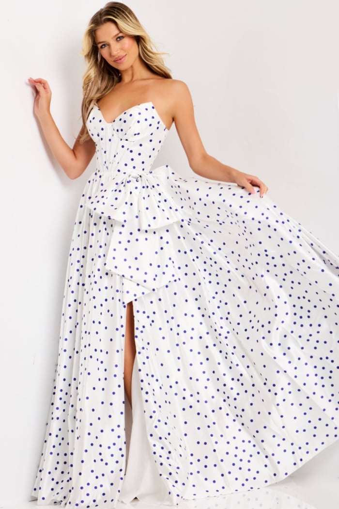 poko dot a line prom dress 49899
