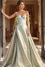 Modern couture evening gow
