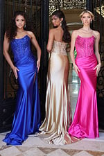Embellished Corset Evening Gown 50012 - Image 7